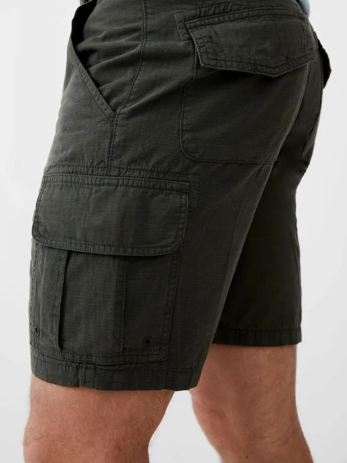 French Connection Ripstop Cargo Shorts Olive Men Shorts