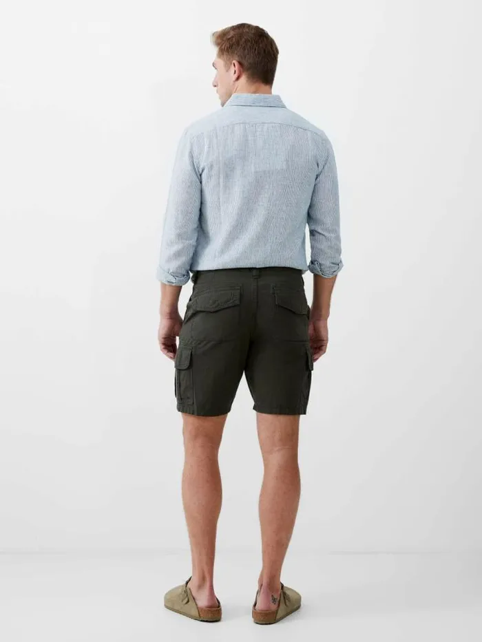French Connection Ripstop Cargo Shorts Olive Men Shorts