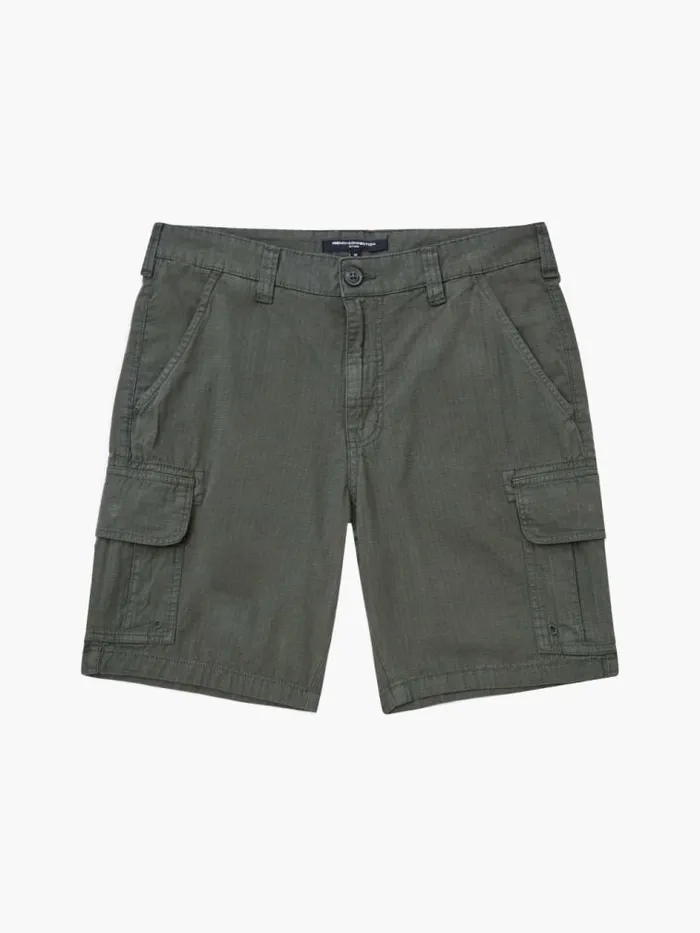 French Connection Ripstop Cargo Shorts Olive Men Shorts