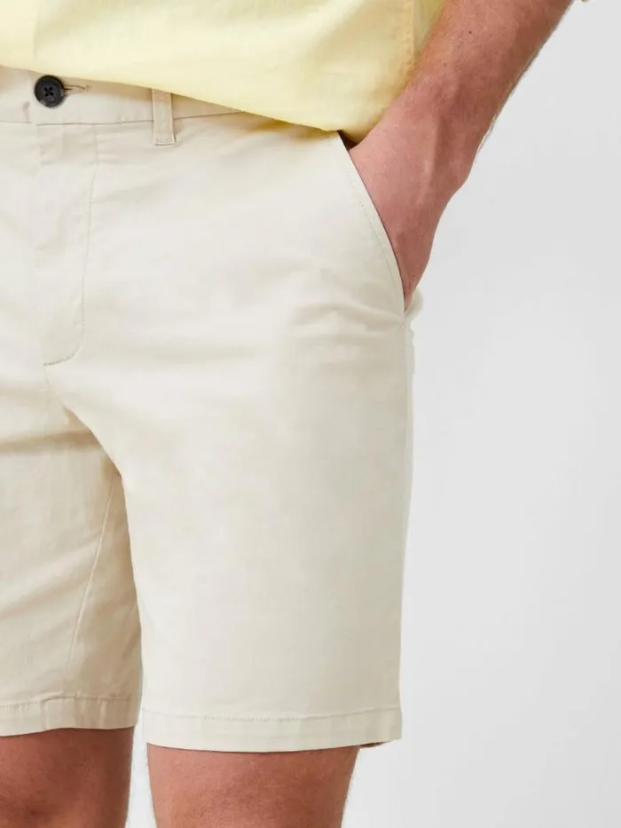 French Connection Stretch Chino Shorts Stone Men Shorts
