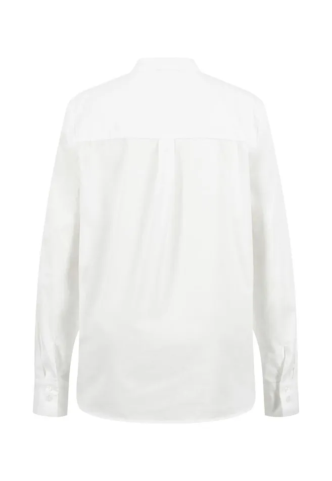 FYNCHHATTON Blouse With Long Sleeves New 25021533 pictures Are Missing White Women Blouses