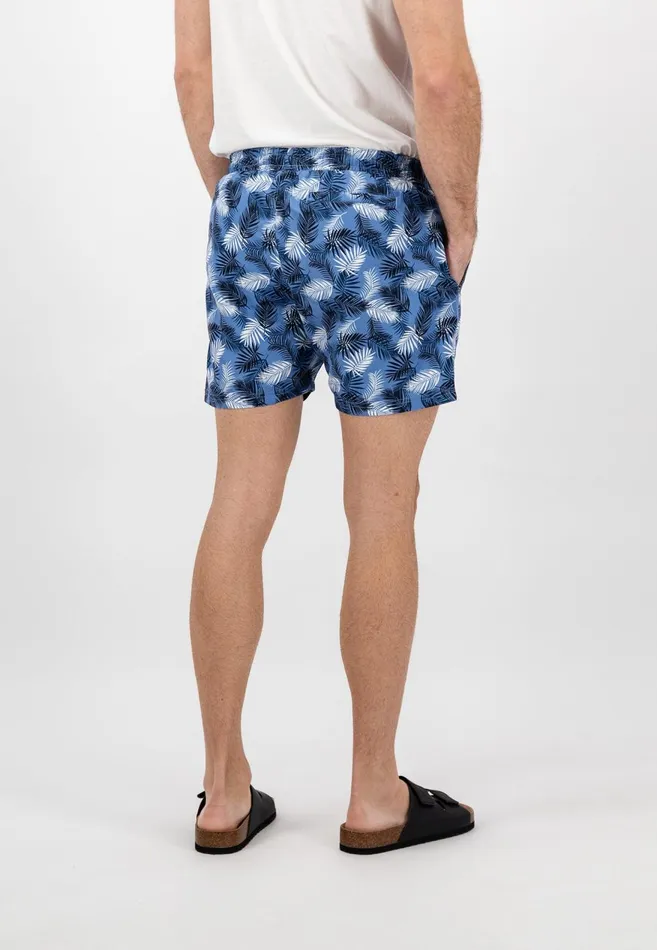 FYNCHHATTON Botanical Print Bathing Shorts Crystal Blue Men Sale FYNCHHATTON Botanical Print Bathing Shorts Crystal Blue Men Sale