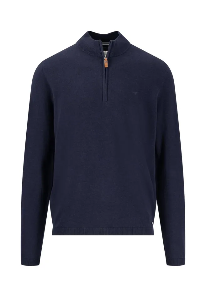 FYNCHHATTON Cotton Knitting Sweaters With A Troyer Collar Turf Greensummer Breezepeestrong Bluenavynew Offwhite Men Sweater
