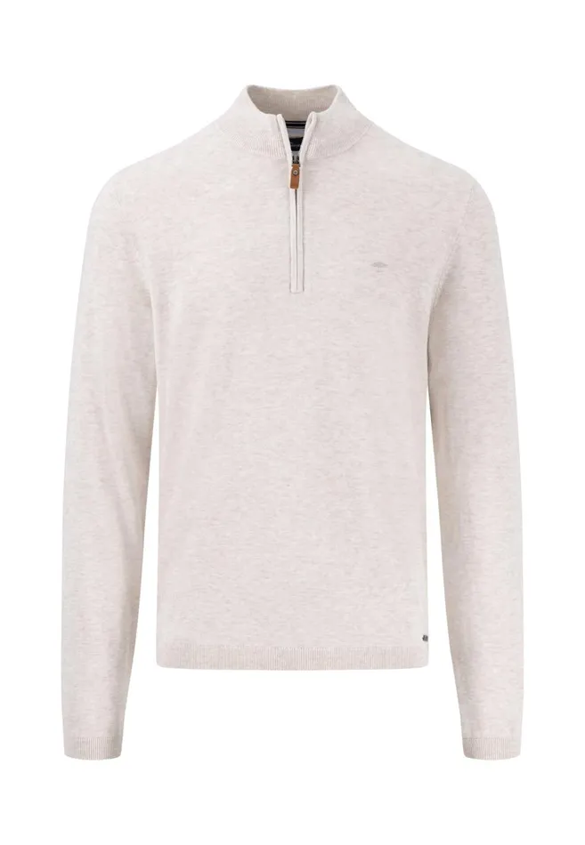 FYNCHHATTON Cotton Knitting Sweaters With A Troyer Collar Turf Greensummer Breezepeestrong Bluenavynew Offwhite Men Sweater