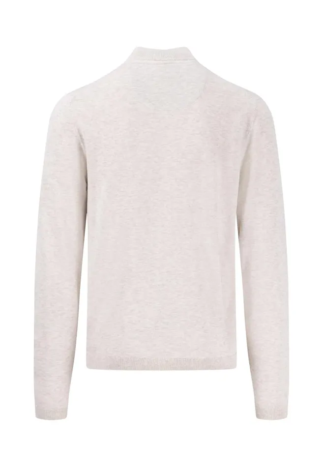 FYNCHHATTON Cotton Knitting Sweaters With A Troyer Collar Turf Greensummer Breezepeestrong Bluenavynew Offwhite Men Sweater