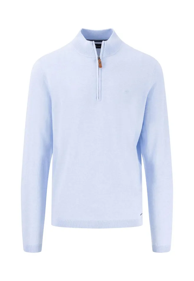 FYNCHHATTON Cotton Knitting Sweaters With A Troyer Collar Turf Greensummer Breezepeestrong Bluenavynew Offwhite Men Sweater