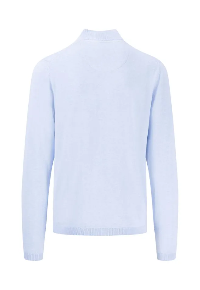 FYNCHHATTON Cotton Knitting Sweaters With A Troyer Collar Turf Greensummer Breezepeestrong Bluenavynew Offwhite Men Sweater