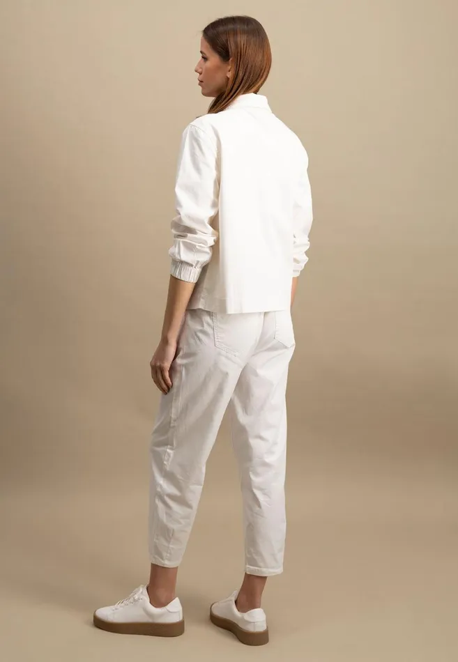 FYNCHHATTON Cotton Mix Jacket With A Loose Fit Milk Women Jack