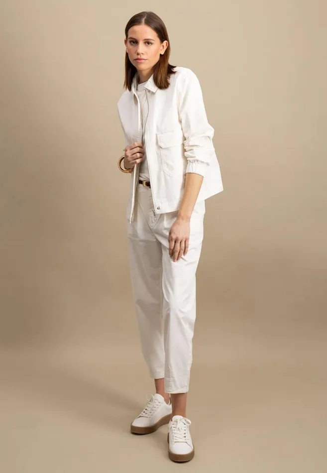FYNCHHATTON Cotton Mix Jacket With A Loose Fit Milk Women Jack