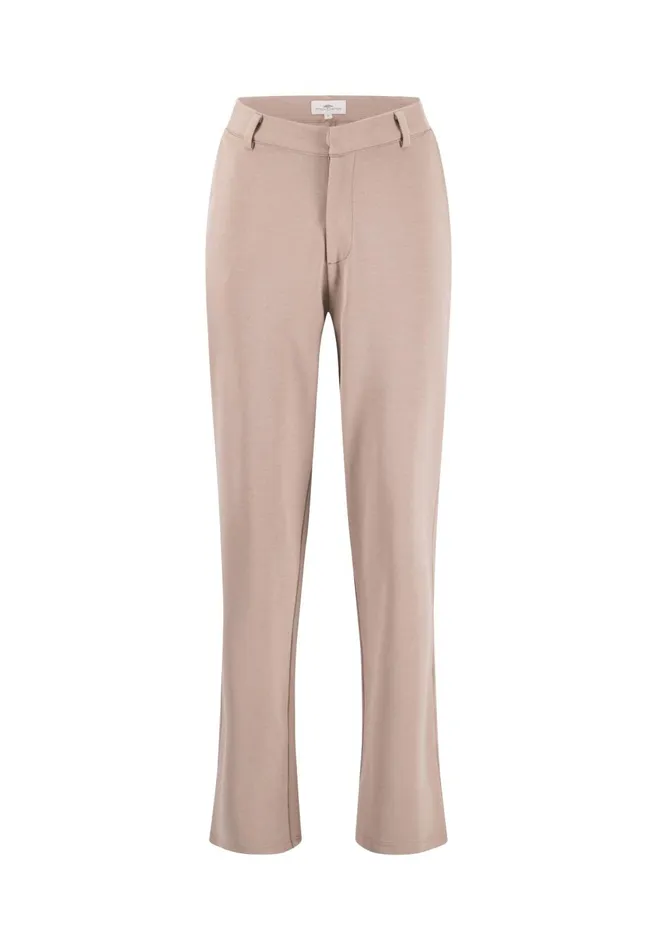 FYNCHHATTON Fabric Trousers With Loose Cut Summer Taupeblack Women Pants