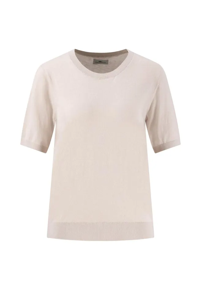 FYNCHHATTON Halbworm Knitting Sweater With Silk Content Sandsummer Redlight Blue Women Sweater