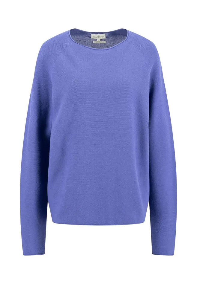 FYNCHHATTON Knitting Sweater With A Round Neckline Ashcrimson Redblue Purple Women Sweater