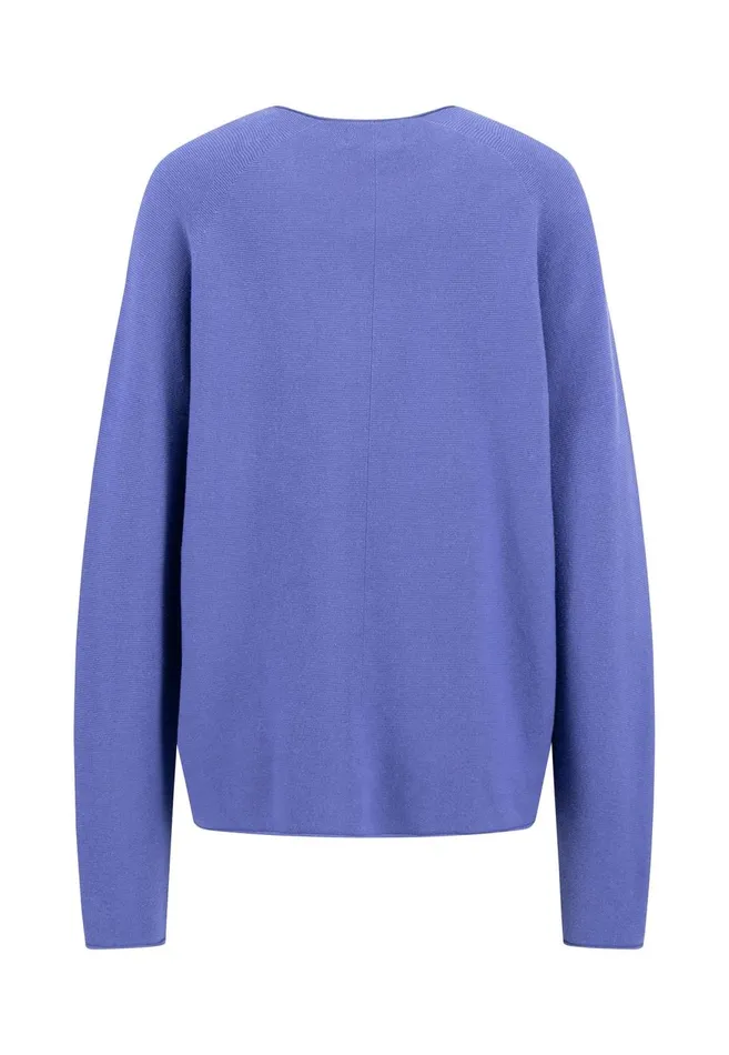 FYNCHHATTON Knitting Sweater With A Round Neckline Ashcrimson Redblue Purple Women Sweater