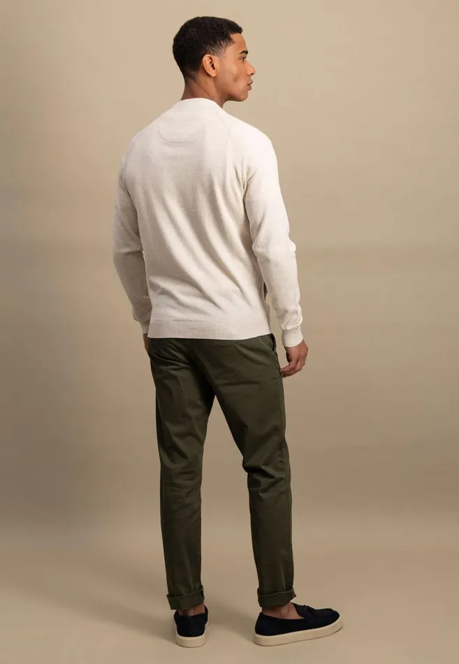 FYNCHHATTON Parting Jacket CasualFit Made Of 100 Cotton New Offwhitesummer Breezenavy Men Cardigan