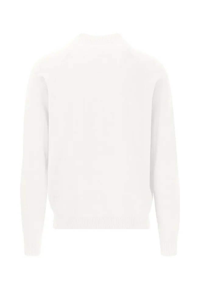FYNCHHATTON Parting Jacket CasualFit Made Of 100 Cotton New Offwhitesummer Breezenavy Men Cardigan
