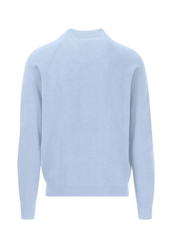 FYNCHHATTON Parting Jacket CasualFit Made Of 100 Cotton New Offwhitesummer Breezenavy Men Cardigan