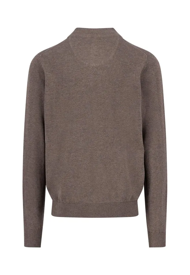 FYNCHHATTON Parting Jacket Made Of Cotton With A Stand up Collar Navynightcharcoalearth Men Cardigan