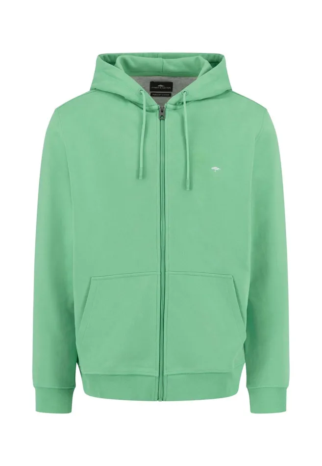FYNCHHATTON Sweatshirt Jacket Made Of 100 Cotton Turf Greensummer Breezenavynew Offwhitemedium Gray Men Sweat