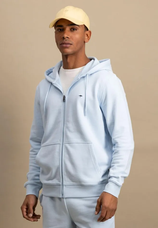 FYNCHHATTON Sweatshirt Jacket Made Of 100 Cotton Turf Greensummer Breezenavynew Offwhitemedium Gray Men Sweat