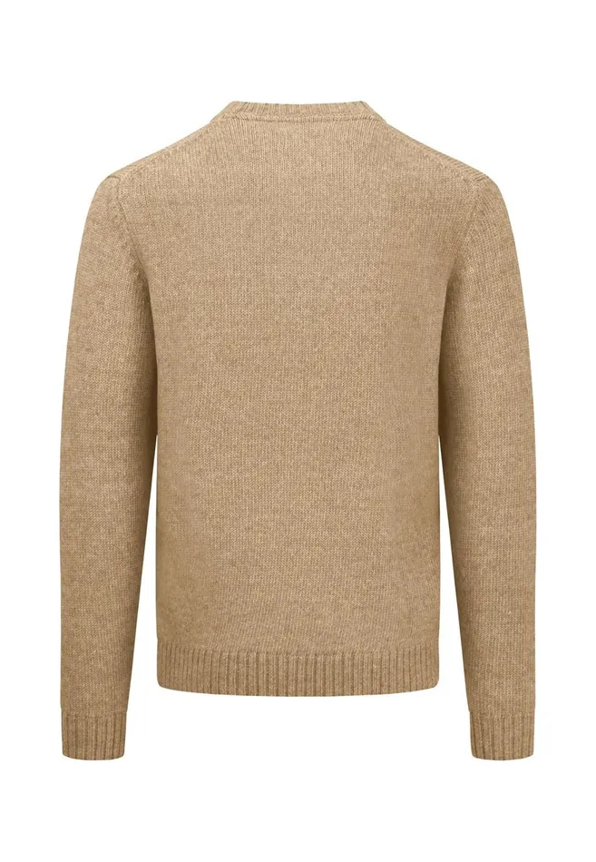 FYNCHHATTON Warm Knit Sweater With Oneck Offwhitesay Greenlight Skynavycamel Men Sale FYNCHHATTON Warm Knit Sweater With Oneck Offwhitesay Greenlight Skynavycamel Men Sale