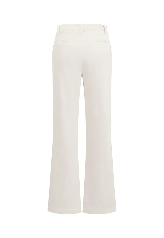 FYNCHHATTON Wide Trousers From BabyCord Taupemilkblack Women Pants