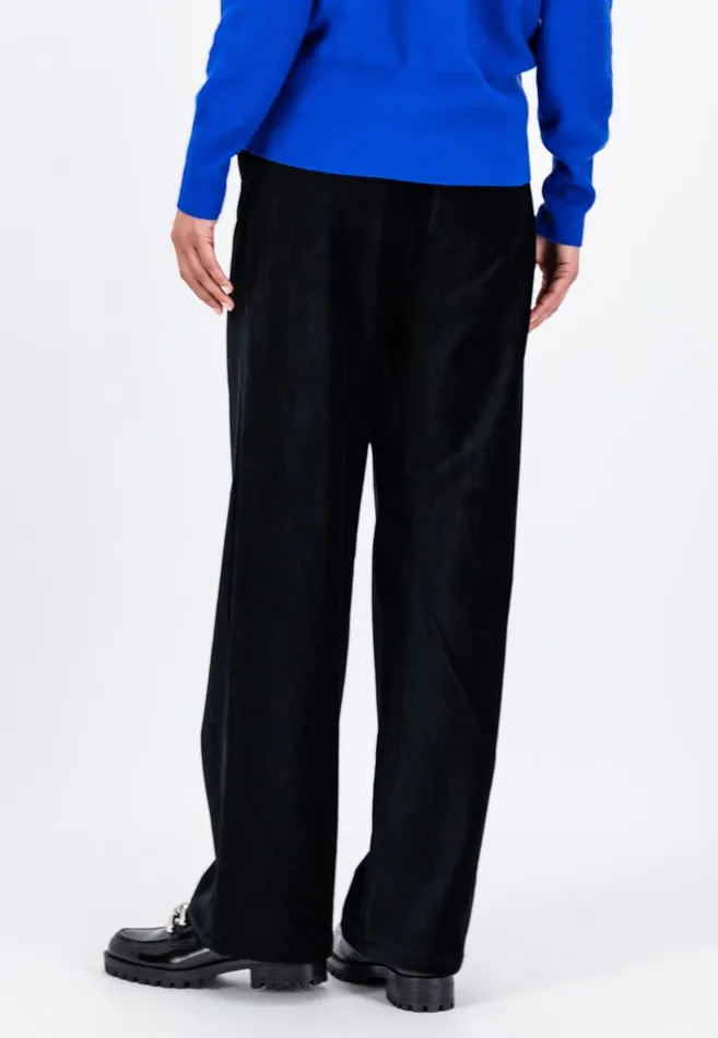FYNCHHATTON Wide Trousers From BabyCord Taupemilkblack Women Pants