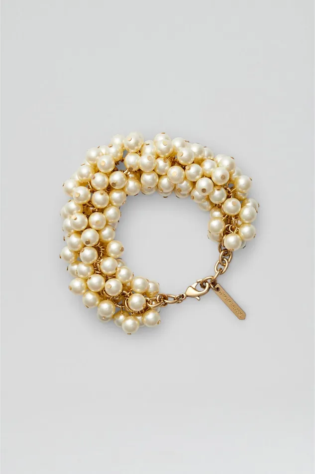 GLASS PEARL BRACELET PEARL Women Jewelry Scanlan Theodore GLASS PEARL BRACELET PEARL Women Jewelry Scanlan Theodore