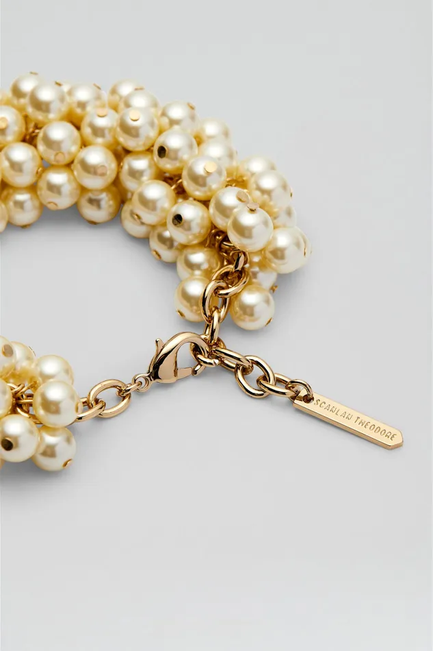GLASS PEARL BRACELET PEARL Women Jewelry Scanlan Theodore GLASS PEARL BRACELET PEARL Women Jewelry Scanlan Theodore