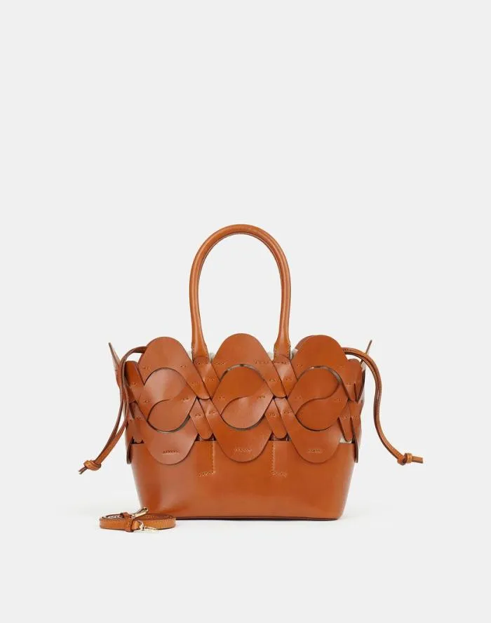 HandbagsAccessories Vachetta Leather 8 Knot ToteSmall Copper Lafayette 148 New York Crossbodies