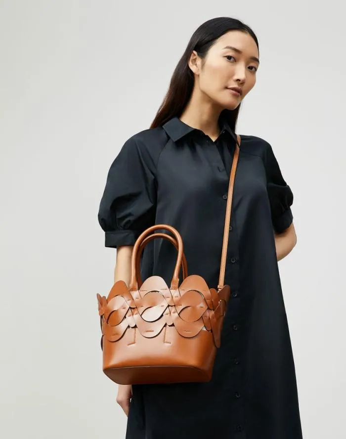 HandbagsAccessories Vachetta Leather 8 Knot ToteSmall Copper Lafayette 148 New York Crossbodies