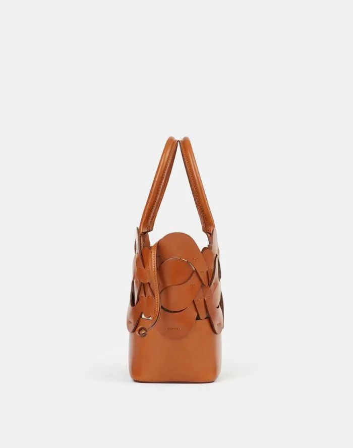 HandbagsAccessories Vachetta Leather 8 Knot ToteSmall Copper Lafayette 148 New York Crossbodies