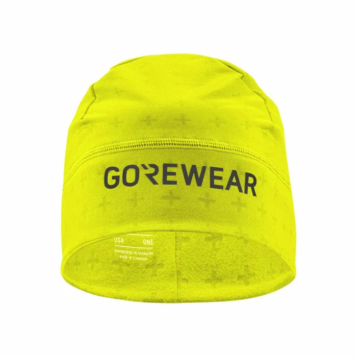 Headwear MenWomen GOREWEAR Essence Thermo Beanie Neon Yellow