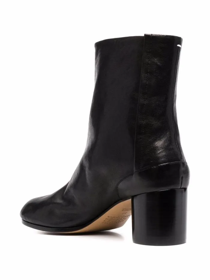 Henrik Vibskov Boutique 60mm Vintage Leather Tabi Boot 8211 Black Women Shoes