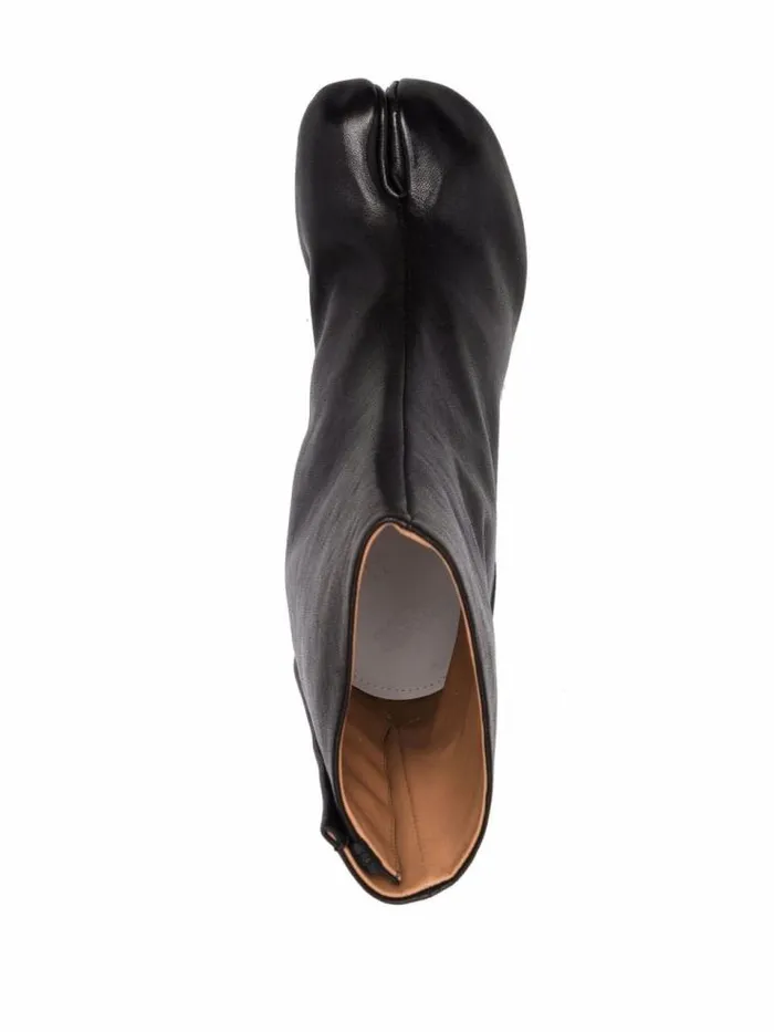 Henrik Vibskov Boutique 60mm Vintage Leather Tabi Boot 8211 Black Women Shoes