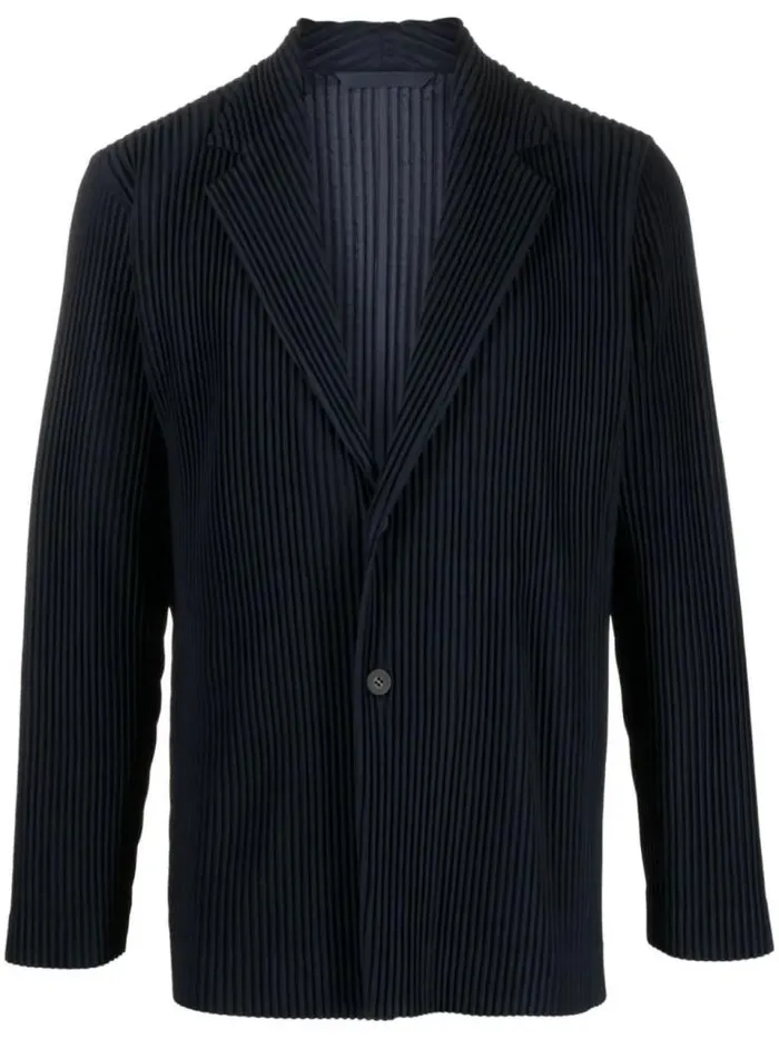 Henrik Vibskov Boutique AW23 Drop 2 Tailored Pleated Blazer 8211 Navy Men Suits and Blazers Henrik Vibskov Boutique AW23 Drop 2 Tailored Pleated Blazer 8211 Navy Men Suits and Blazers