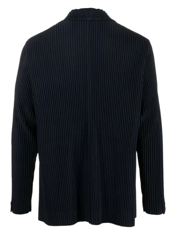 Henrik Vibskov Boutique AW23 Drop 2 Tailored Pleated Blazer 8211 Navy Men Suits and Blazers