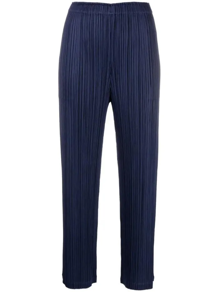 Henrik Vibskov Boutique AW23 Pleated Straight Pants 8211 Dark Navy Women Pants