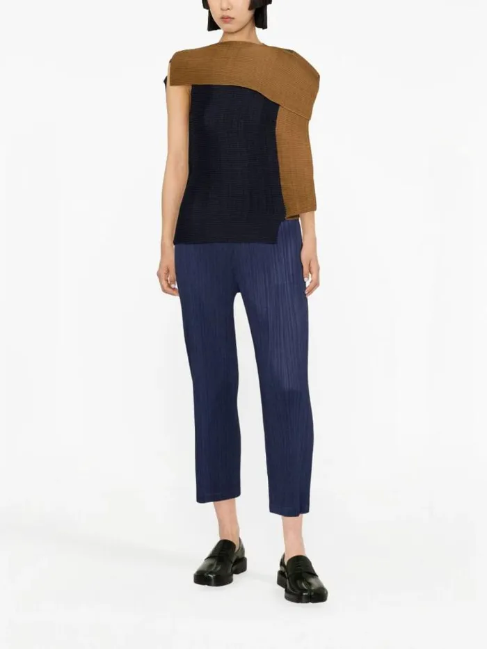 Henrik Vibskov Boutique AW23 Pleated Straight Pants 8211 Dark Navy Women Pants