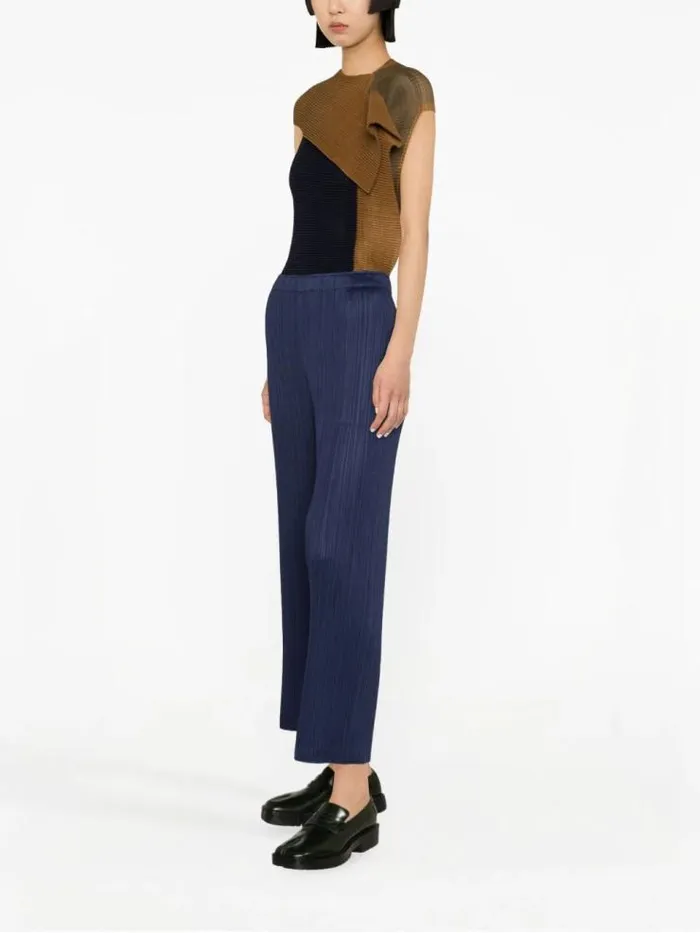 Henrik Vibskov Boutique AW23 Pleated Straight Pants 8211 Dark Navy Women Pants