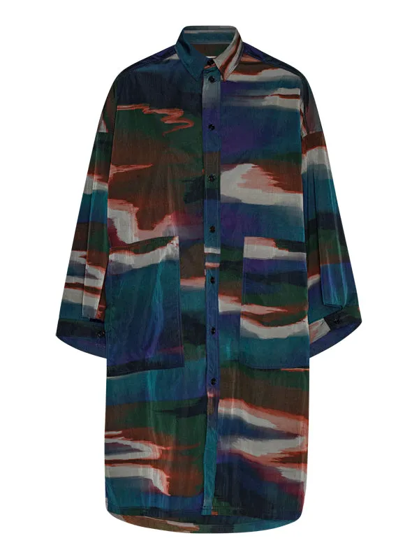 Henrik Vibskov Boutique Cast Shirt 8211 Green Cosmic Men Shirts