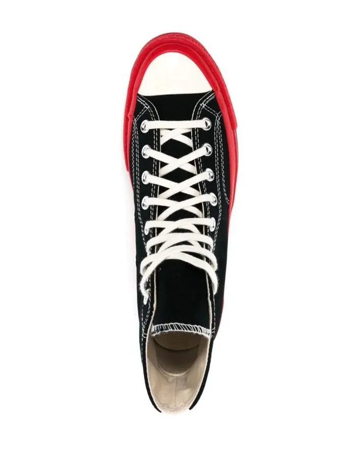 Henrik Vibskov Boutique Converse High 039Chuck Taylor039 Sneaker Red Sole 8211 Black Men Sneakers