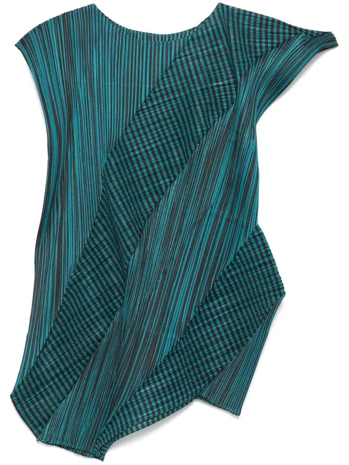 Henrik Vibskov Boutique Cosmic Rays Sleeveless Top 8211 Blue Green Women Dresses