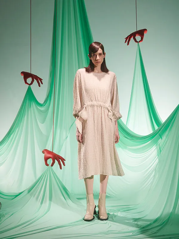 Henrik Vibskov Boutique Full Fest Dress 8211 Raw Beige Women Dresses