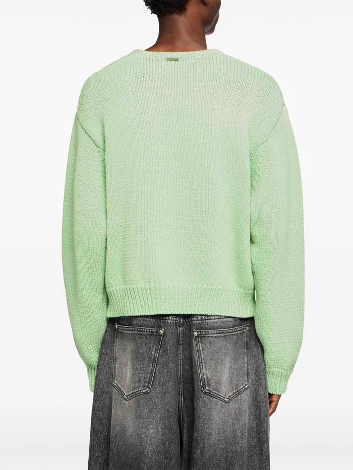 Henrik Vibskov Boutique Graphic Jumper 8211 Spearmint Men Knitwear