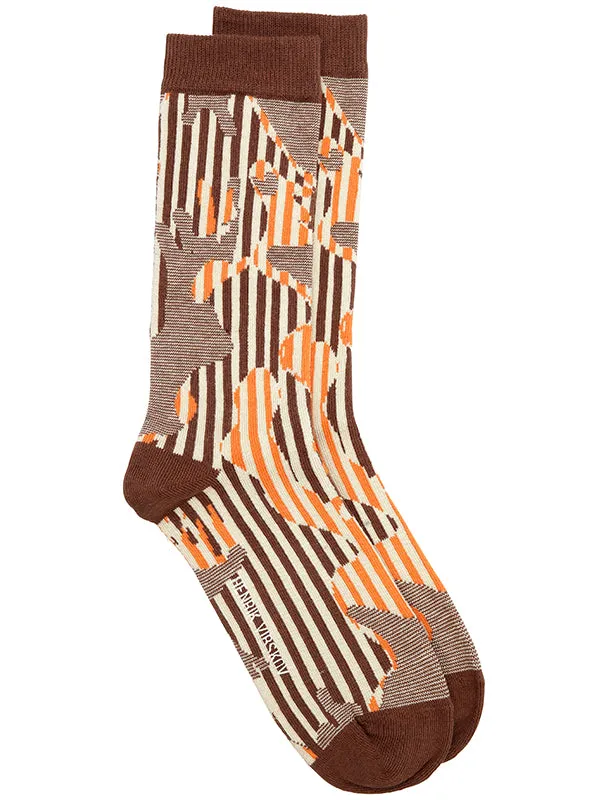 Henrik Vibskov Boutique Handsome Hands Socks Femme 8211 Brown Orange Handsome Grid Women Socks Henrik Vibskov Boutique Handsome Hands Socks Femme 8211 Brown Orange Handsome Grid Women Socks