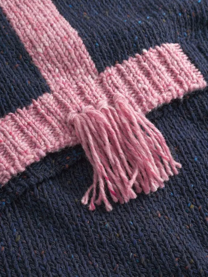 Henrik Vibskov Boutique Heart Sweater 8211 Navy Men Knitwear
