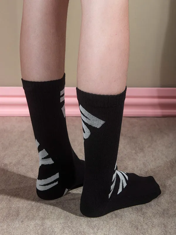 Henrik Vibskov Boutique HV Sport Socks 8211 Black HV Grid Men Socks