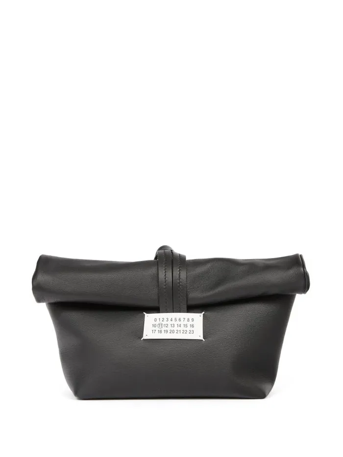 Henrik Vibskov Boutique Leather Clutch Bag 8211 Black Women Handbags