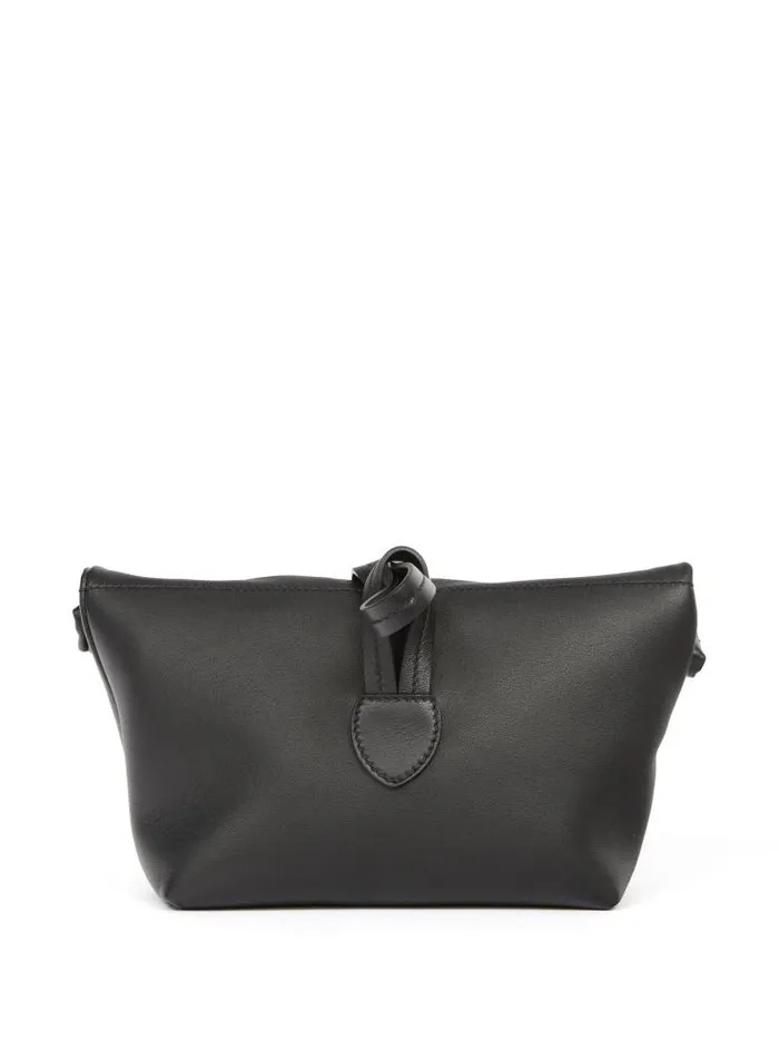 Henrik Vibskov Boutique Leather Clutch Bag 8211 Black Women Handbags