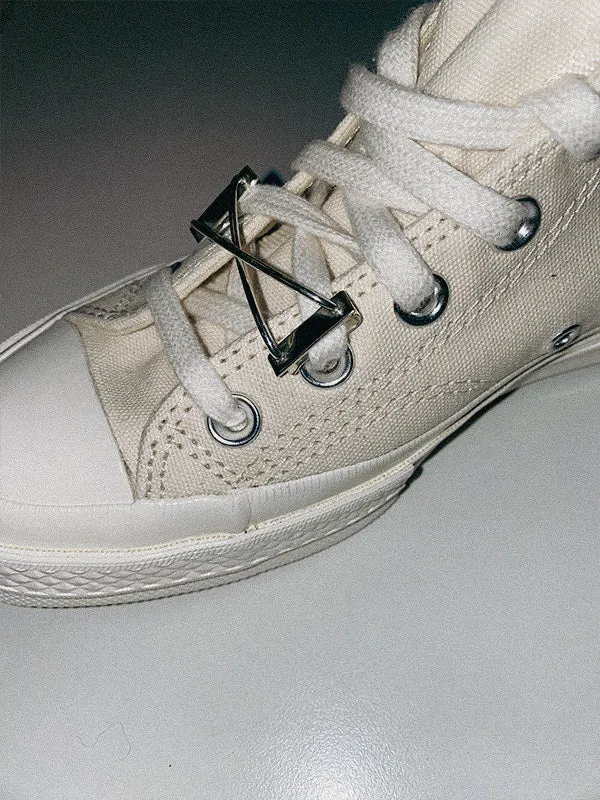 Henrik Vibskov Boutique Lily Lacepiece Shoelace 8211 Silver Men Other Accessories